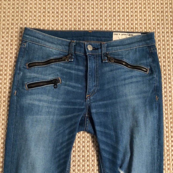 Rag & Bone Zip Accent Crop Jean - Picture 5 of 16